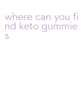 where can you find keto gummies