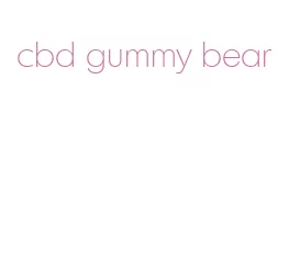 cbd gummy bear