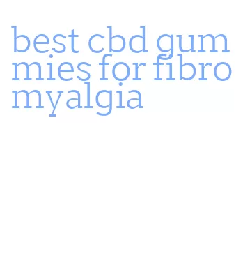 best cbd gummies for fibromyalgia