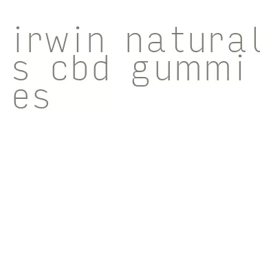 irwin naturals cbd gummies