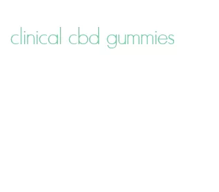 clinical cbd gummies