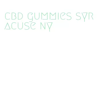 cbd gummies syracuse ny