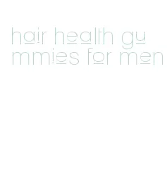hair health gummies for men