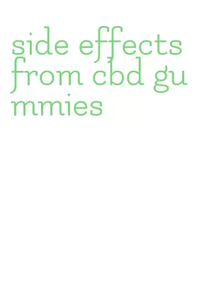 side effects from cbd gummies