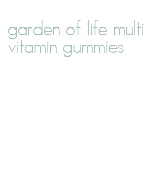 garden of life multivitamin gummies