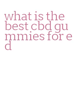 what is the best cbd gummies for ed