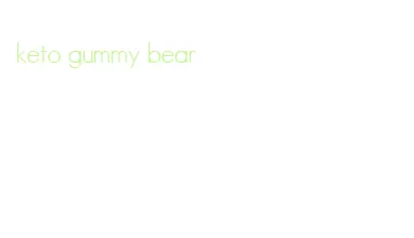 keto gummy bear