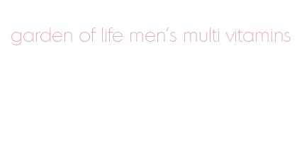 garden of life men's multi vitamins