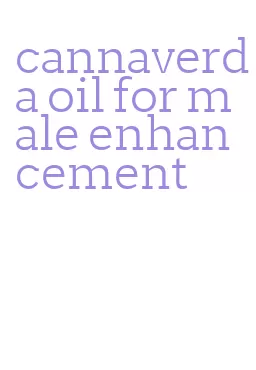 cannaverda oil for male enhancement