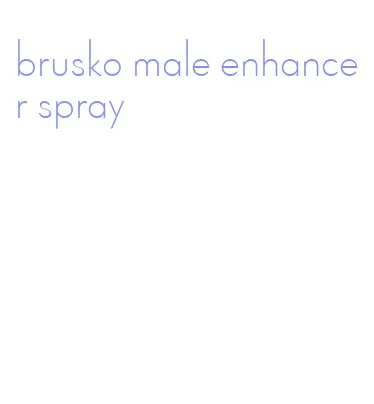 brusko male enhancer spray