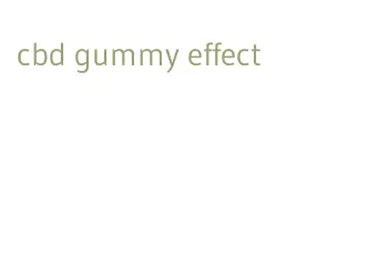 cbd gummy effect