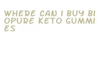 where can i buy biopure keto gummies