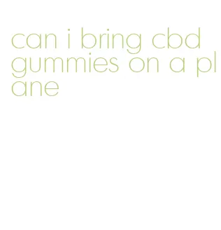 can i bring cbd gummies on a plane