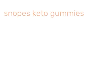 snopes keto gummies
