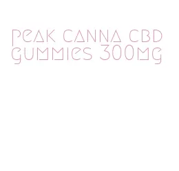 peak canna cbd gummies 300mg