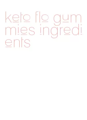 keto flo gummies ingredients