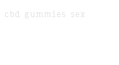 cbd gummies sex