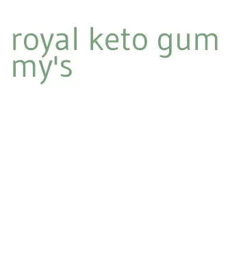 royal keto gummy's