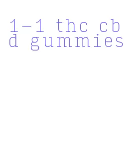 1-1 thc cbd gummies