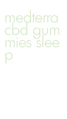 medterra cbd gummies sleep