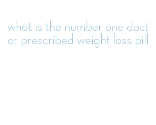 what is the number one doctor prescribed weight loss pill