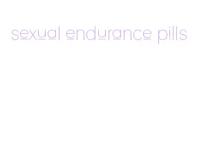 sexual endurance pills