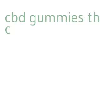 cbd gummies thc