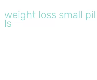weight loss small pills