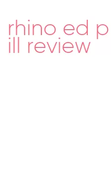 rhino ed pill review