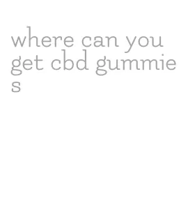 where can you get cbd gummies