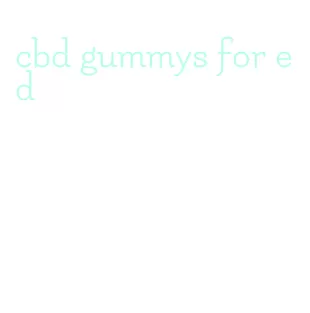 cbd gummys for ed