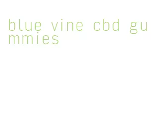 blue vine cbd gummies