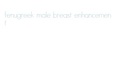 fenugreek male breast enhancement