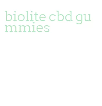 biolite cbd gummies