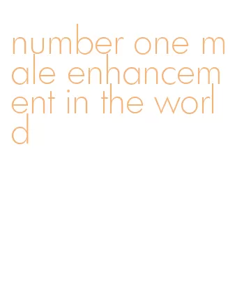 number one male enhancement in the world