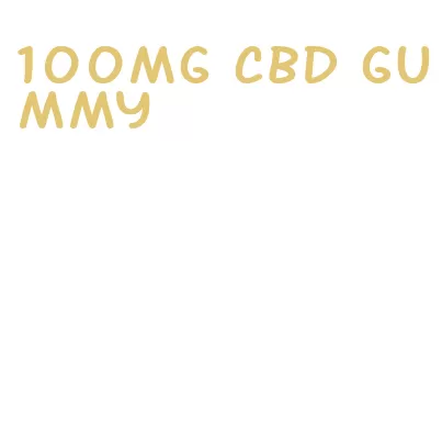 100mg cbd gummy