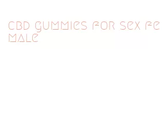 cbd gummies for sex female