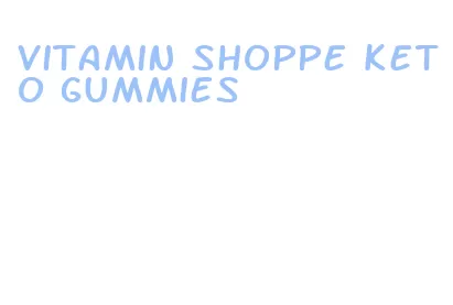 vitamin shoppe keto gummies
