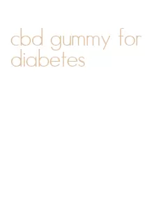 cbd gummy for diabetes