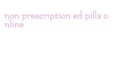 non prescription ed pills online