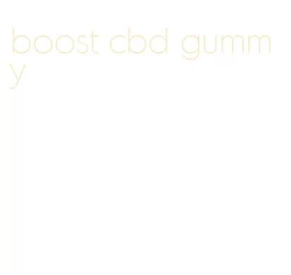 boost cbd gummy
