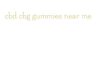 cbd cbg gummies near me