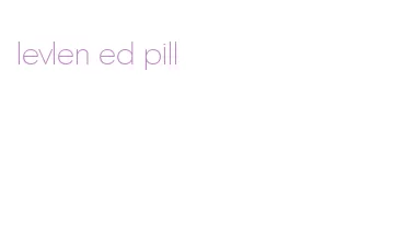levlen ed pill