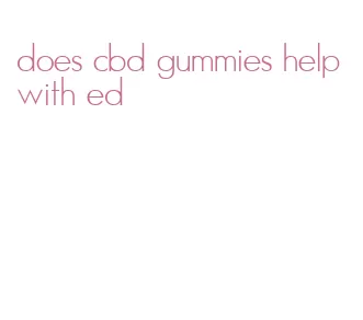 does cbd gummies help with ed