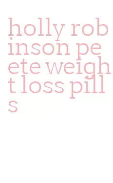 holly robinson peete weight loss pills