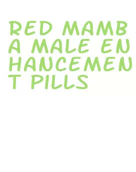 red mamba male enhancement pills