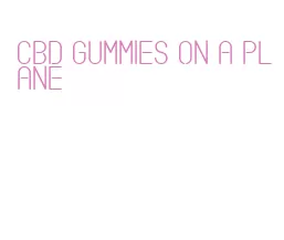 cbd gummies on a plane