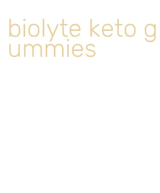 biolyte keto gummies