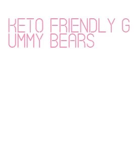 keto friendly gummy bears