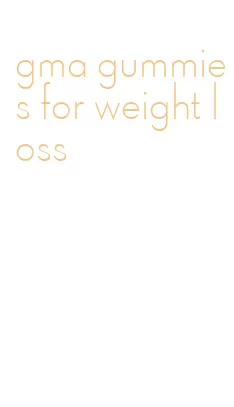gma gummies for weight loss